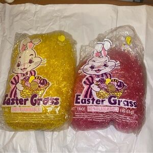 Vintage Easter grass yellow is NOS NICE